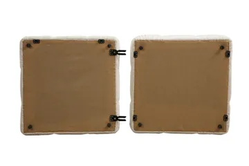 Belgin Mittmodul / Fåtölj 95 cm med fast ryggstöd och repdetaljer - Beige - Möbler - Soffa - Modulsoffa - Mittmodul