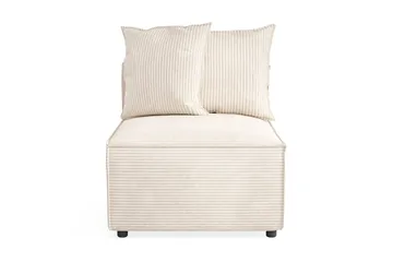 Cubo 1-sits Mittmodul i Manchester 80 cm bred - Beige - Möbler - Soffa - Modulsoffa - Mittmodul