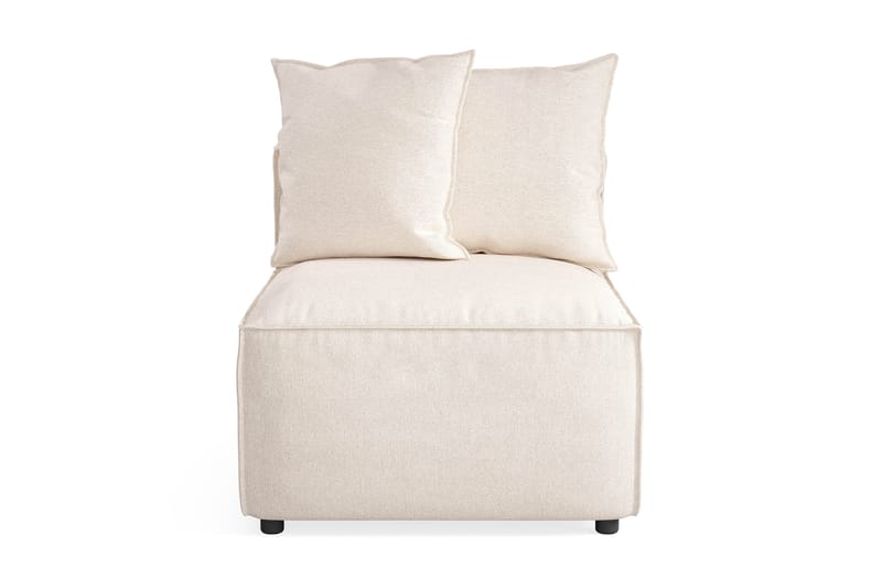 Cubo 1-sits Mittmodul i Tyg 80 cm bred - Beige - Möbler - Soffa - Modulsoffa - Mittmodul