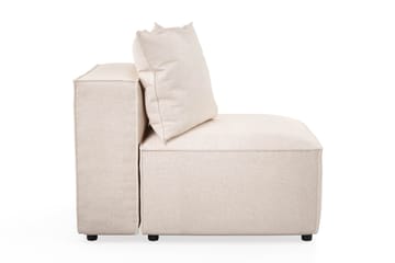 Cubo 1-sits Mittmodul i Tyg 80 cm bred - Beige - Möbler - Soffa - Modulsoffa - Mittmodul