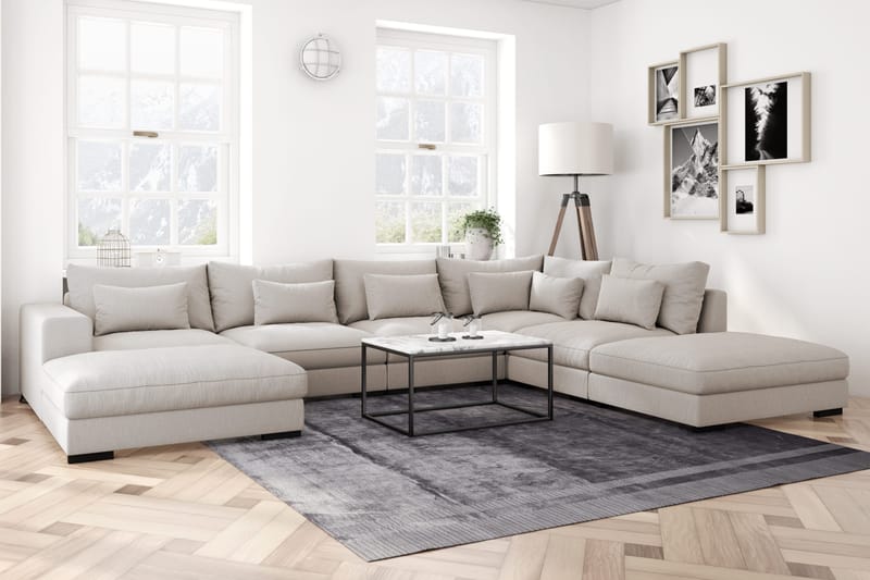 Dubai Mittmodul Extra Djup - Beige - Möbler - Soffa - Modulsoffa - Mittmodul
