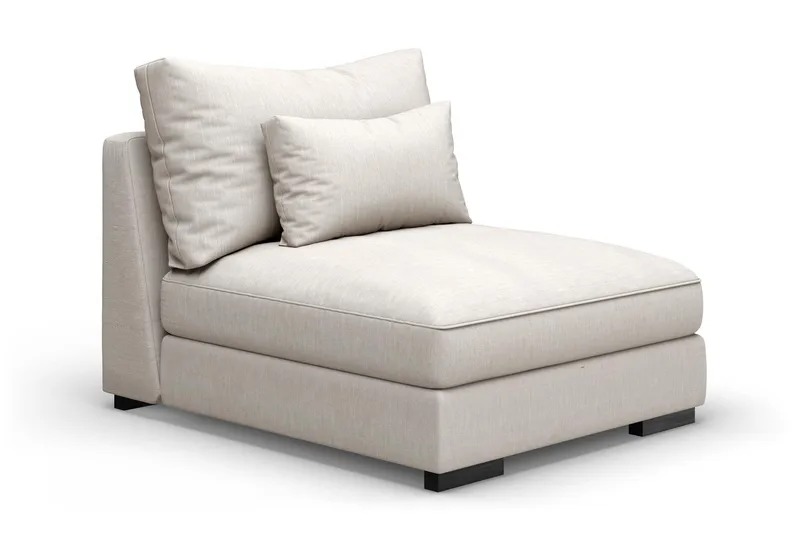 Dubai Mittmodul Extra Djup - Beige - Möbler - Soffa - Modulsoffa - Mittmodul
