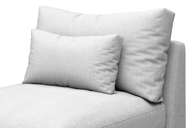 Dubai Mittmodul Extra Djup - Ljusgrå - Möbler - Soffa - Modulsoffa - Mittmodul