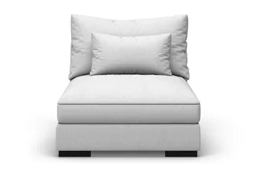 Dubai Mittmodul Extra Djup - Ljusgrå - Möbler - Soffa - Modulsoffa - Mittmodul