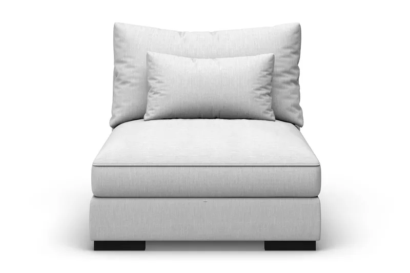 Dubai Mittmodul Extra Djup - Ljusgrå - Möbler - Soffa - Modulsoffa - Mittmodul