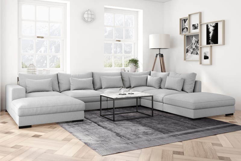 Dubai Mittmodul - Ljusgrå - Möbler - Soffa - Modulsoffa - Mittmodul