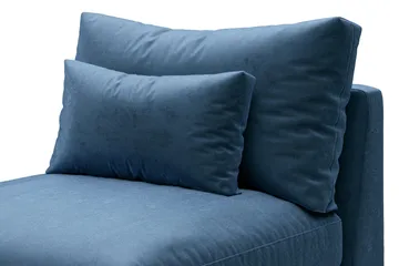 Dubai Mittmodul Sammet - Blå - Möbler - Soffa - Modulsoffa - Mittmodul