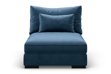 Dubai Mittmodul Sammet - Blå - Möbler - Soffa - Modulsoffa - Mittmodul