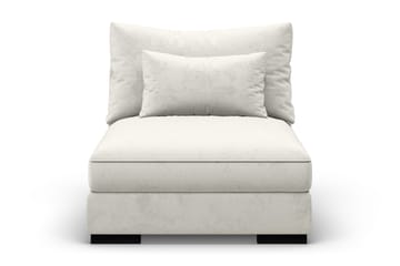 Dubai Mittmodul Sammet - Vit - Möbler - Soffa - Modulsoffa - Mittmodul