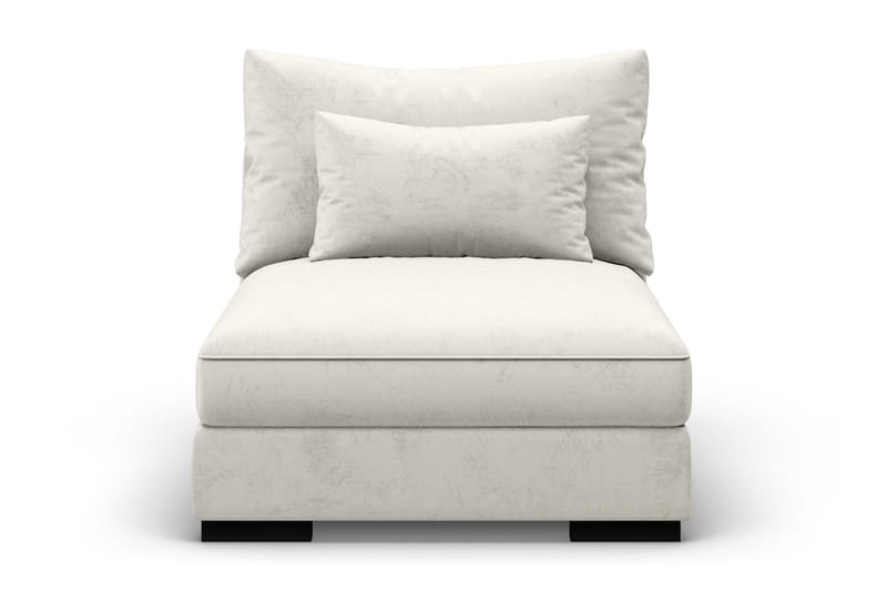 Dubai Mittmodul Sammet - Vit - Möbler - Soffa - Modulsoffa - Mittmodul