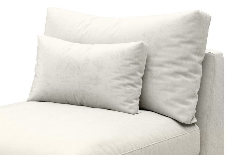 Dubai Mittmodul Sammet - Vit - Möbler - Soffa - Modulsoffa - Mittmodul