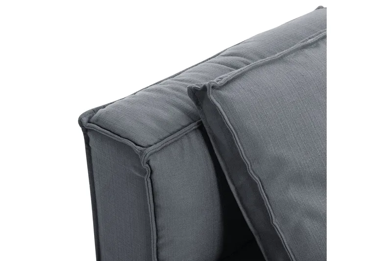 Oceanis 1,5-sits Mittmodul - Ljusgrå/Svart - Möbler - Soffa - Modulsoffa - Mittmodul