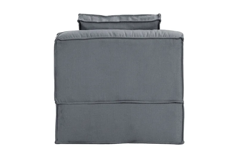 Oceanis 1,5-sits Mittmodul - Ljusgrå/Svart - Möbler - Soffa - Modulsoffa - Mittmodul