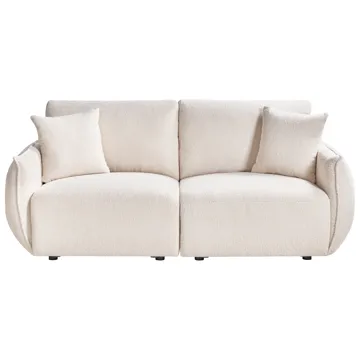 Modulsoffa 2-sits Mesnali - Off-White - Möbler - Soffa - Modulsoffa - Komplett modulsoffa