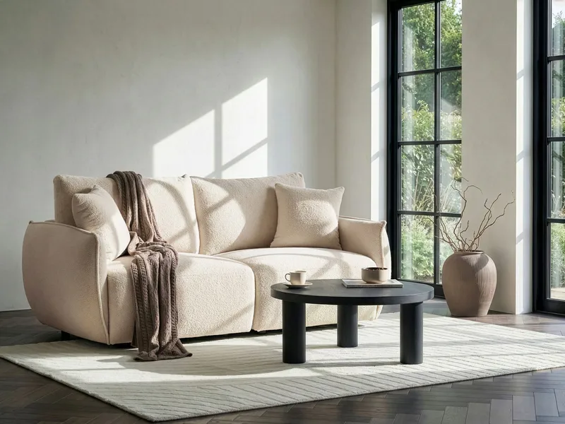 Modulsoffa 2-sits Mesnali - Off-White - Möbler - Soffa - Modulsoffa - Komplett modulsoffa