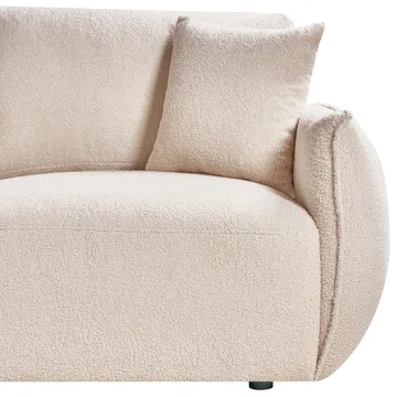 Modulsoffa 5-sits Mesnali Högervänd - Beige - Möbler - Soffa - Modulsoffa - Komplett modulsoffa