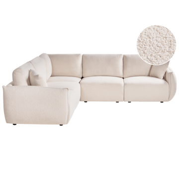 Modulsoffa 5-sits Mesnali Högervänd - Off-White - Möbler - Soffa - Modulsoffa - Komplett modulsoffa