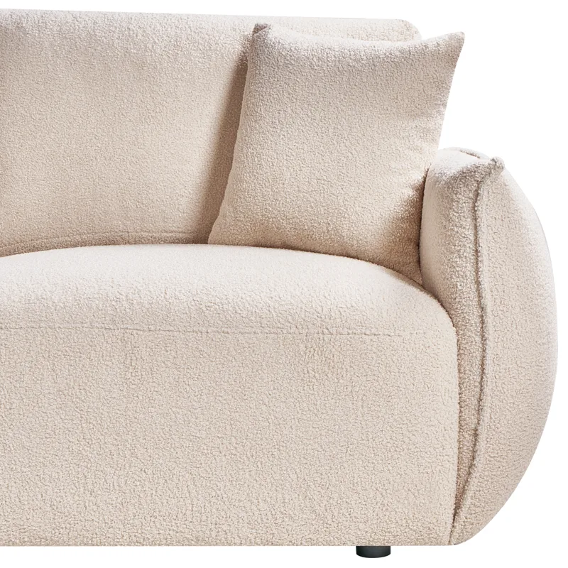 Modulsoffa 5-sits Mesnali Vänstervänd - Beige - Möbler - Soffa - Modulsoffa - Komplett modulsoffa