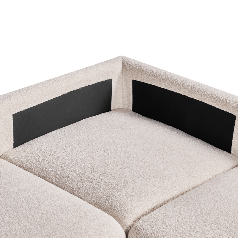 Modulsoffa 5-sits Mesnali Vänstervänd - Off-White - Möbler - Soffa - Modulsoffa - Komplett modulsoffa