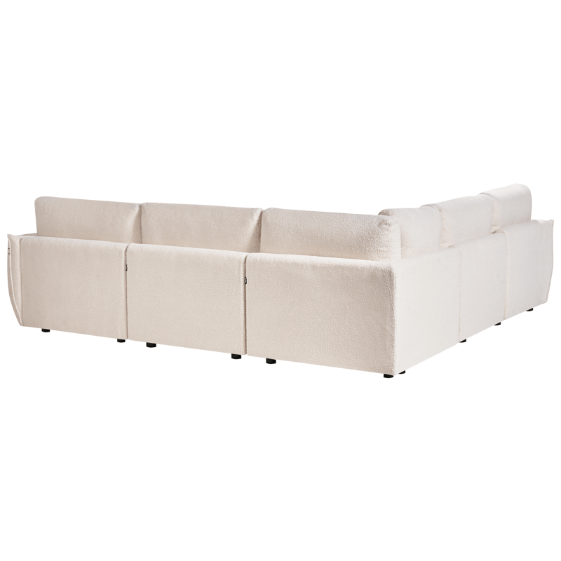 Modulsoffa 5-sits Mesnali Vänstervänd - Off-White - Möbler - Soffa - Modulsoffa - Komplett modulsoffa