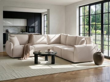 Modulsoffa 5-sits Mesnali Vänstervänd - Off-White - Möbler - Soffa - Modulsoffa - Komplett modulsoffa