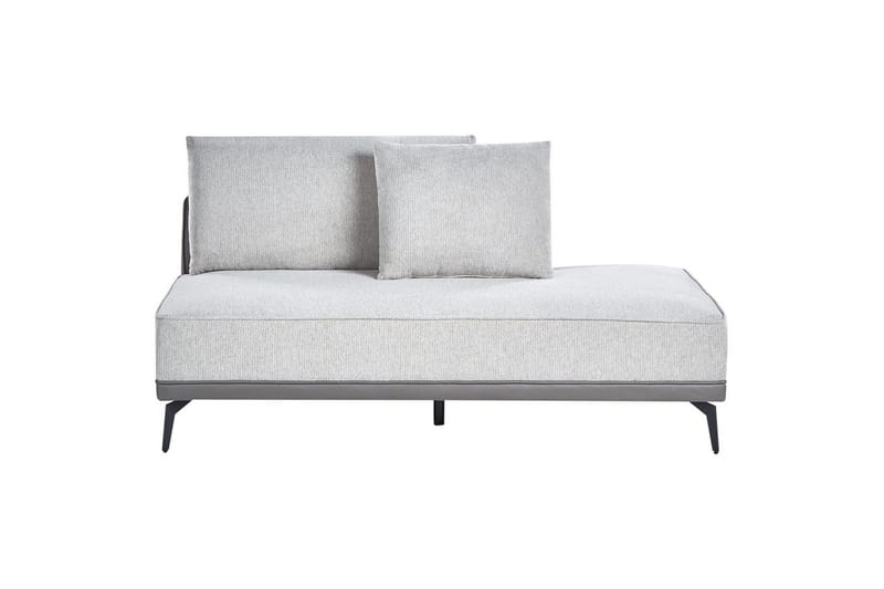 Modulsoffa Myken Grå/svart, Högervänd - Grå/svart, Högervänd - Möbler - Soffa - Modulsoffa - Komplett modulsoffa