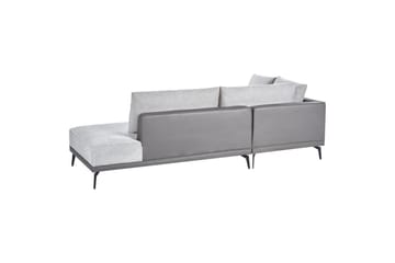 Modulsoffa Myken Grå/svart, Högervänd - Grå/svart, Högervänd - Möbler - Soffa - Modulsoffa - Komplett modulsoffa