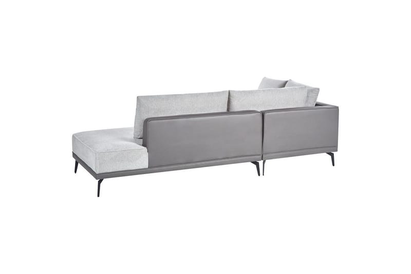 Modulsoffa Myken Grå/svart, Högervänd - Grå/svart, Högervänd - Möbler - Soffa - Modulsoffa - Komplett modulsoffa