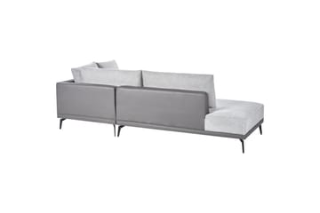 Modulsoffa Myken Grå/svart, Vänstervänd - Grå - Möbler - Soffa - Modulsoffa - Övriga moduler till modulsoffa