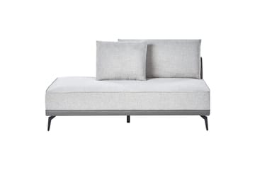 Modulsoffa Myken Grå/svart, Vänstervänd - Grå - Möbler - Soffa - Modulsoffa - Övriga moduler till modulsoffa