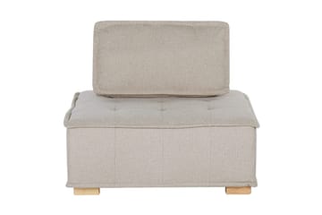 Modulsoffa Tibro Beige/ljust trä - Beige/ljust trä - Möbler - Soffa - Modulsoffa - Komplett modulsoffa