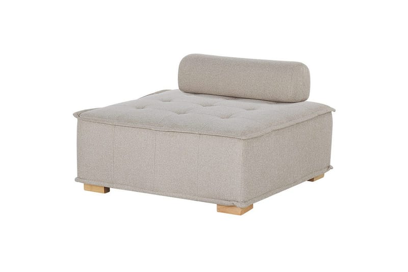 Modulsoffa Tibro Beige/ljust trä - Beige/ljust trä - Möbler - Soffa - Modulsoffa - Komplett modulsoffa