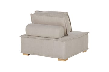 Modulsoffa Tibro Beige/ljust trä - Beige/ljust trä - Möbler - Soffa - Modulsoffa - Komplett modulsoffa