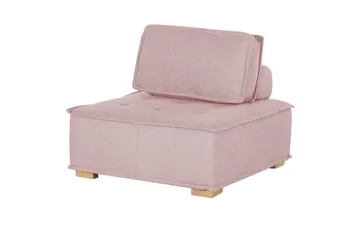 Modulsoffa Tibro Rosa/ljust trä - Rosa/ljust trä - Möbler - Soffa - Modulsoffa - Komplett modulsoffa