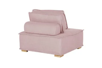 Modulsoffa Tibro Rosa/ljust trä - Rosa/ljust trä - Möbler - Soffa - Modulsoffa - Komplett modulsoffa