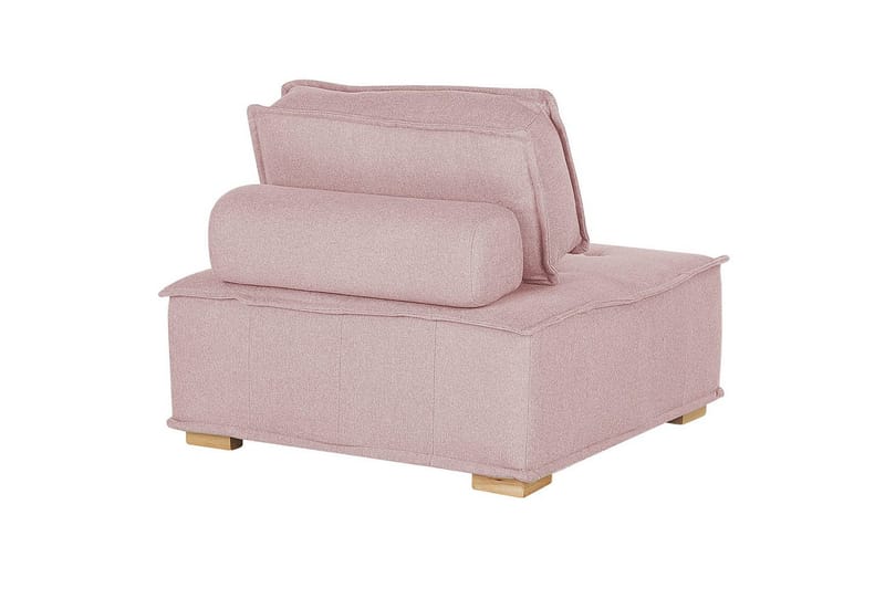 Modulsoffa Tibro Rosa/ljust trä - Rosa/ljust trä - Möbler - Soffa - Modulsoffa - Komplett modulsoffa