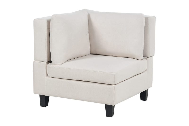 Modulsoffa Unstad Beige/svart - Beige/svart - Möbler - Soffa - Modulsoffa - Komplett modulsoffa
