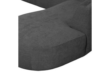 More 4-sits Högervänd U-formad Modulsoffa 353 cm i Tyg - Antracit - Möbler - Soffa - Modulsoffa - Komplett modulsoffa