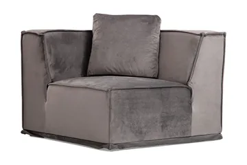 Nightcap Soffa m. Divan 4-sits - Grå - Möbler - Soffa - Modulsoffa - Komplett modulsoffa