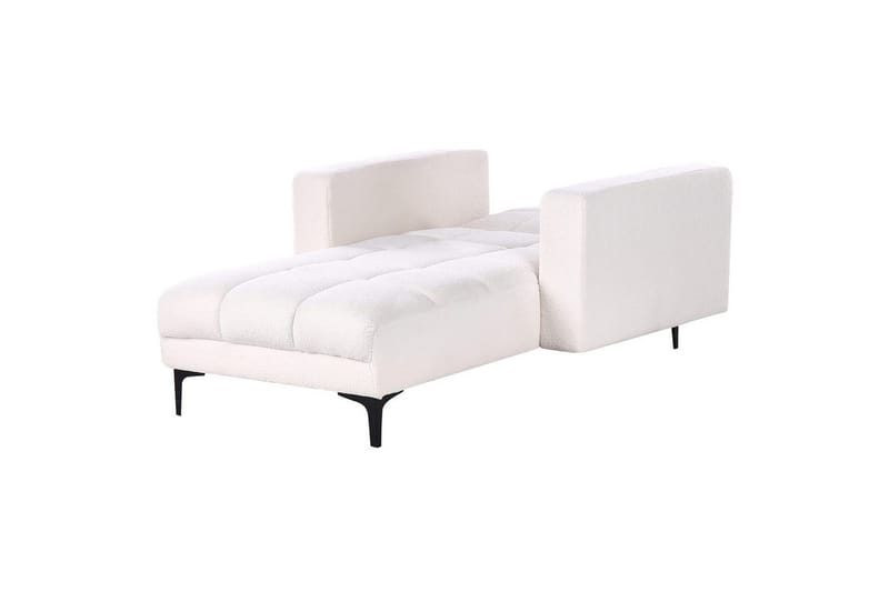 Schäslong Alnes Vit/Svart - Vit/Svart - Möbler - Fåtölj & stolar - Fåtölj - Liggfåtölj