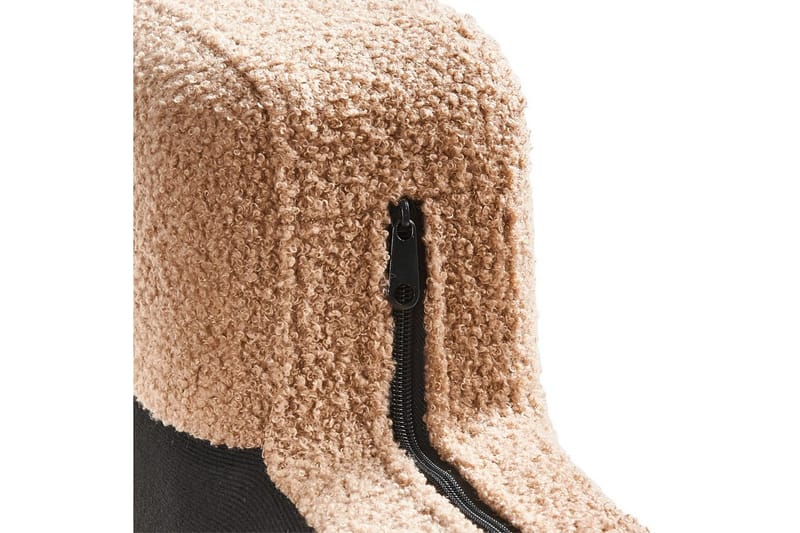 Schäslong Ewron Beige, svart, Högervänd - Beige, svart, Högervänd - Möbler - Soffa - Modulsoffa - Övriga moduler till modulsoffa