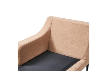 Schäslong Ewron Beige, svart, Högervänd - Beige, svart, Högervänd - Möbler - Soffa - Modulsoffa - Övriga moduler till modulsoffa