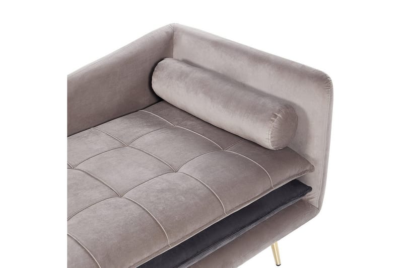 Schäslong Gonesse Beige, Grå, Guld - Beige, Grå, Guld - Möbler - Soffa - Modulsoffa - Övriga moduler till modulsoffa