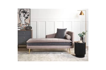 Schäslong Gonesse Beige, Grå, Guld - Beige, Grå, Guld - Möbler - Soffa - Modulsoffa - Övriga moduler till modulsoffa