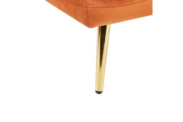 Schäslong Gonesse Orange, guld - Orange, guld - Möbler - Soffa - Modulsoffa - Övriga moduler till modulsoffa
