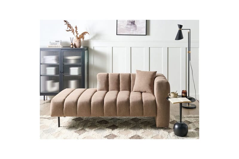 Schäslong Lannils Brun, Svart, Högervänd - Brun, Svart, Högervänd - Möbler - Soffa - Modulsoffa - Övriga moduler till modulsoffa