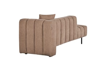 Schäslong Lannils Brun, Svart, Högervänd - Brun, Svart, Högervänd - Möbler - Soffa - Modulsoffa - Övriga moduler till modulsoffa
