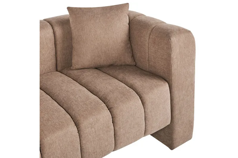 Schäslong Lannils Brun, Svart, Högervänd - Brun, Svart, Högervänd - Möbler - Soffa - Modulsoffa - Övriga moduler till modulsoffa