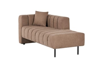 Schäslong Lannils Brun, Svart, Vänstervänd - Brun, Svart, Vänstervänd - Möbler - Soffa - Modulsoffa - Övriga moduler till modulsoffa