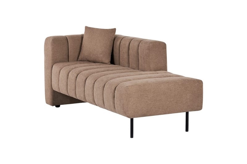 Schäslong Lannils Brun, Svart, Vänstervänd - Brun, Svart, Vänstervänd - Möbler - Soffa - Modulsoffa - Övriga moduler till modulsoffa